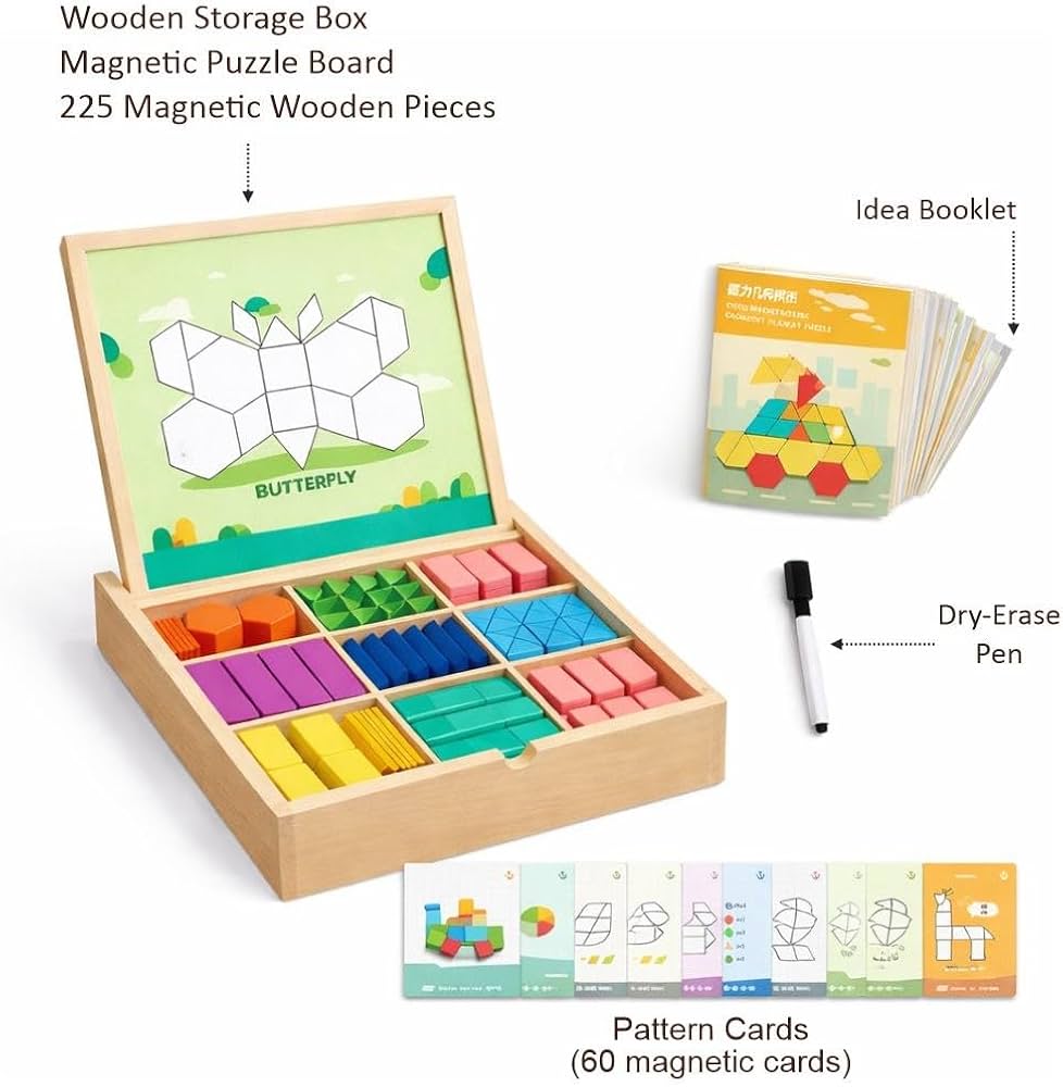 Wooden Magnetic Puzzle Box - image 2