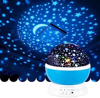 Star & Moon Projector Night Lamp