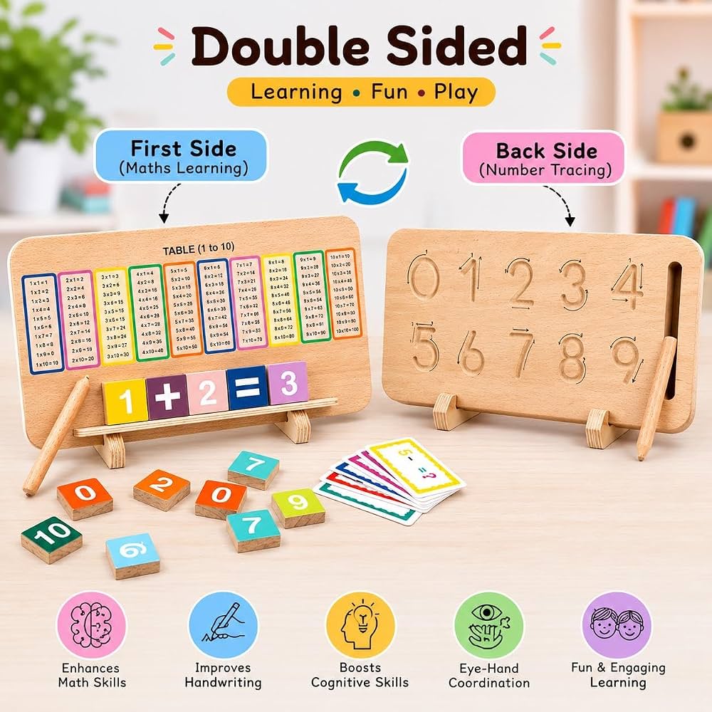 Wooden Number Tracking Math Game - image 2