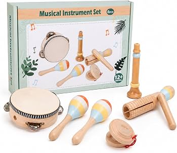 Wooden Musical Instrument Set