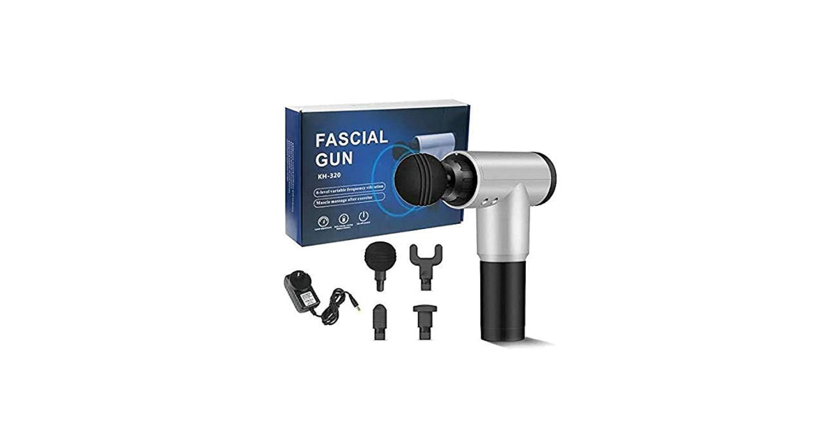 Percussion Massage Gun with 4 Heads