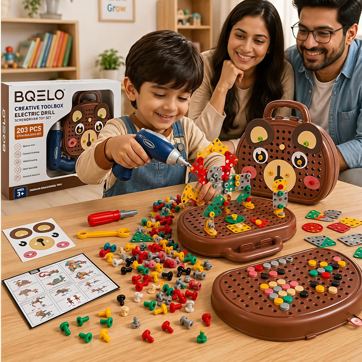 Screw Puzzle Set with Drill Machine - image 5