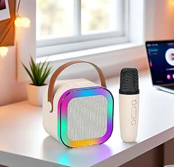 Portable Karaoke Speaker with Wireless Mic