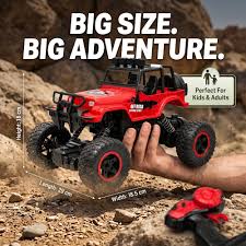 Off-Road RC Rock Crawler with Dual Spray Mist – App & Remote Control Monster Truck