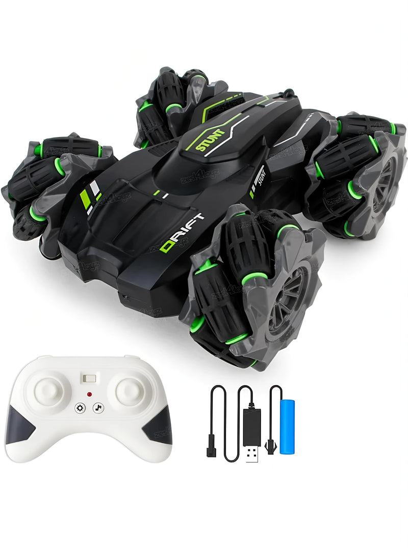 Drift Stunt Car – Double-Sided 4WD RC with 360° Rotation (Multicolour)