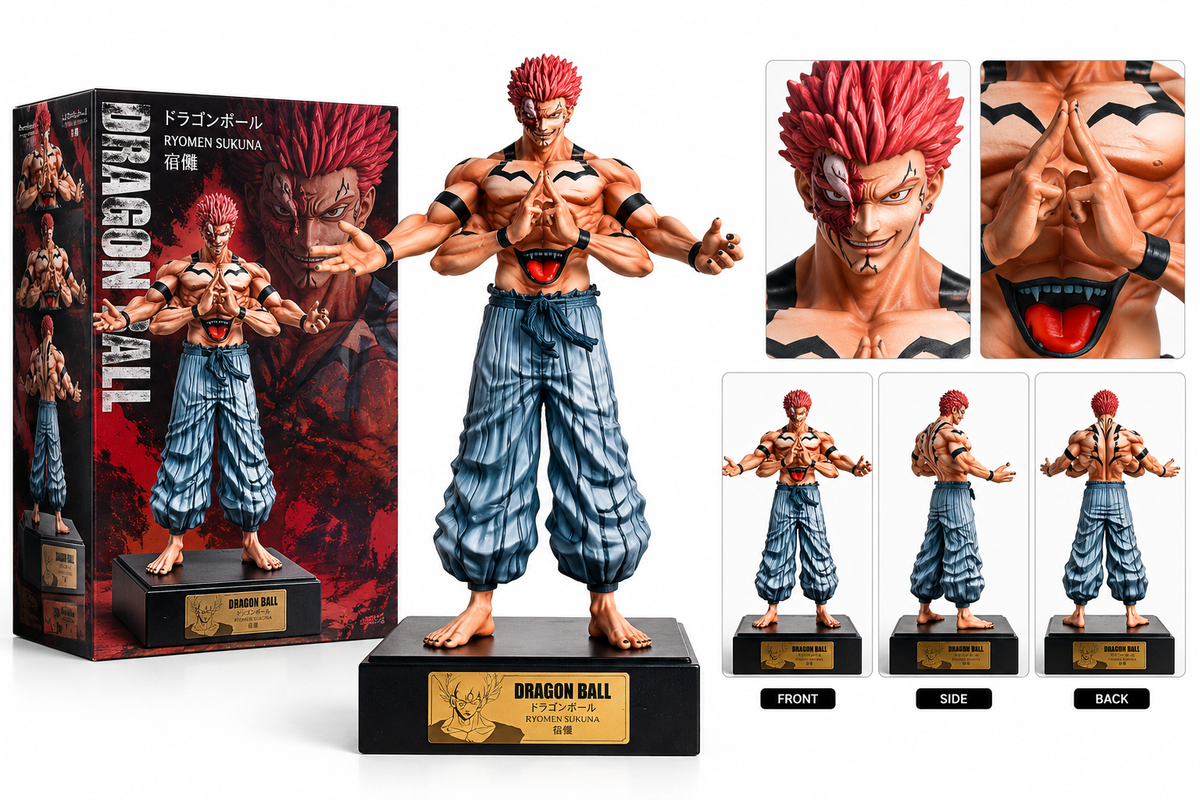 Jujutsu Kaisen Sukuna Heian Era True Form Figure – 20cm