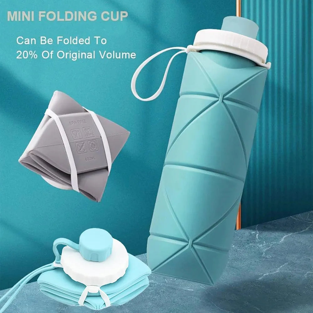Collapsible Silicone Water Bottle