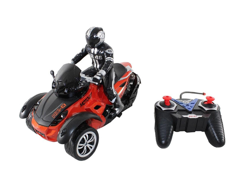 Power Racer RC Spray Trike – Remote Control 3-Wheel Motorcycle with Mist, Lights & Sound