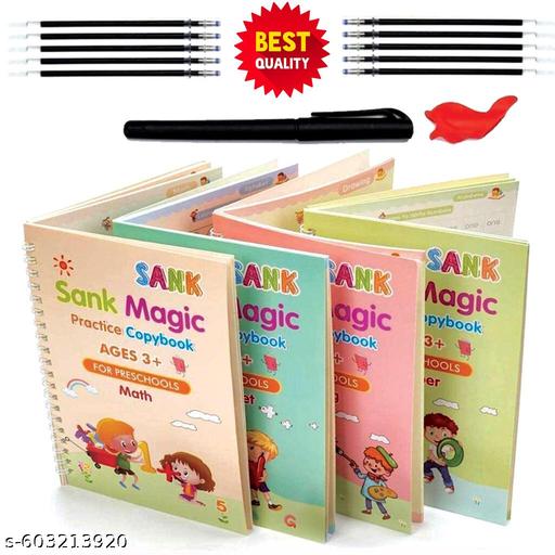 Magic Practice Copybook Set – Reusable (4 Books)