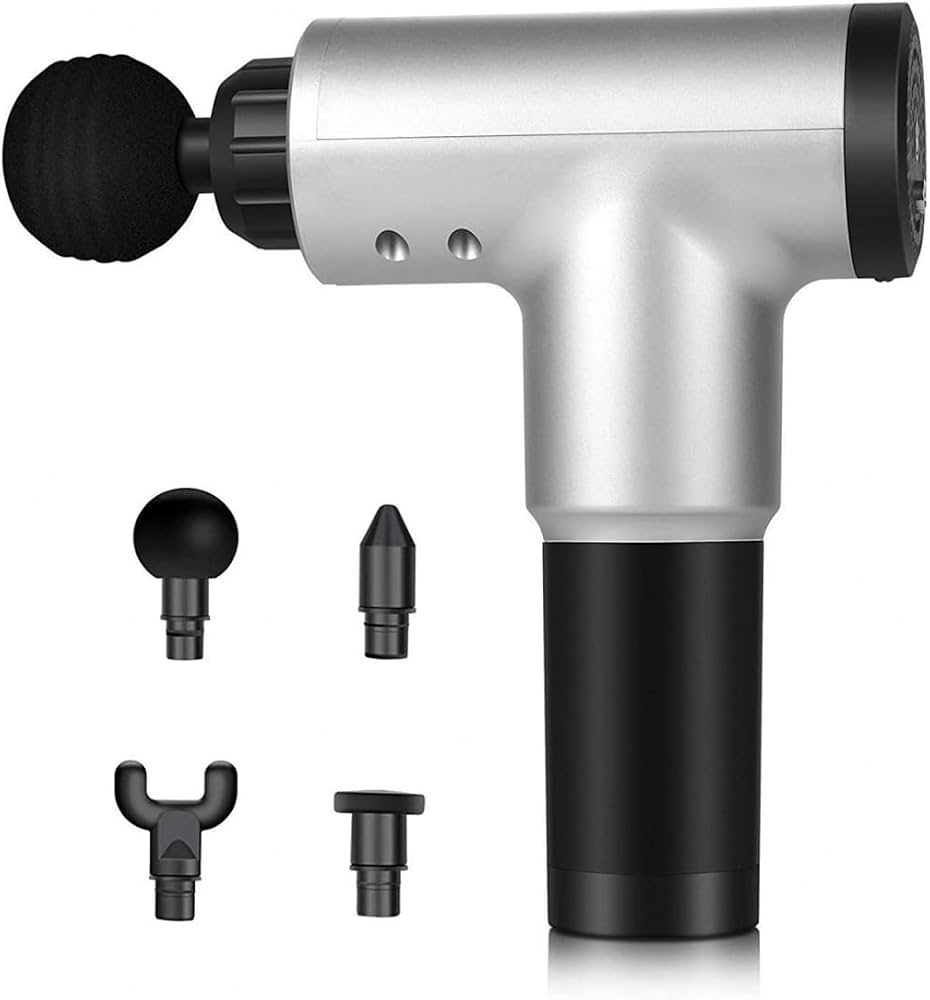 Percussion Massage Gun with 4 Heads