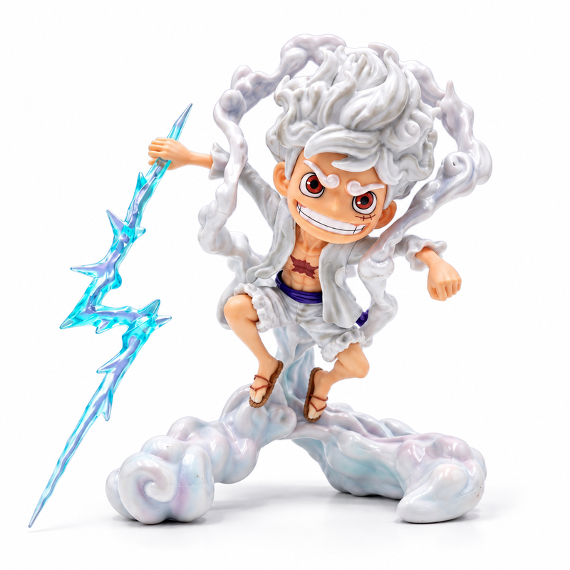 One Piece Luffy Gear 5 Awakening Q-Style Figure – 14cm
