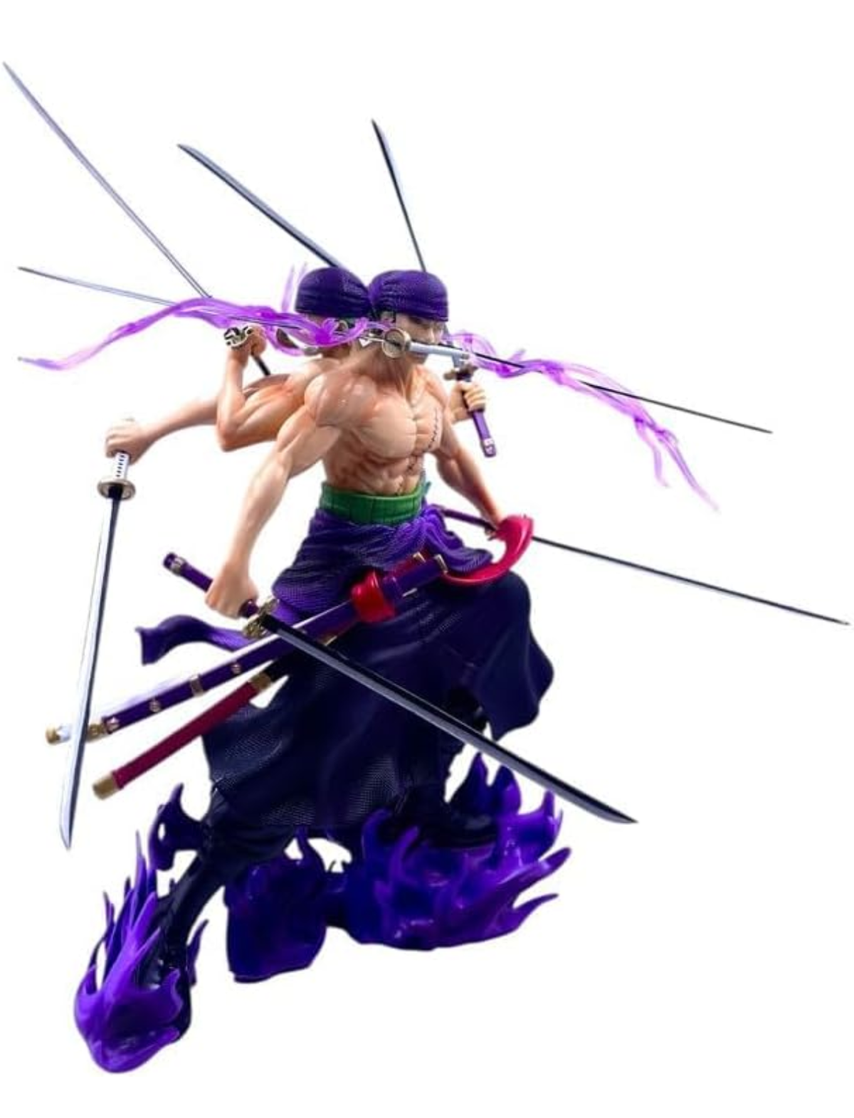 One Piece Zoro Asura Three-Head Figure – 30cm