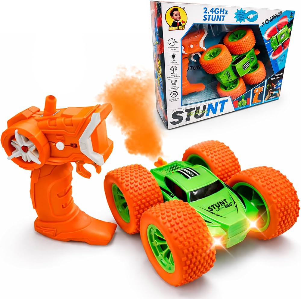 Toynus Thunder Stunt Car – Smoke, App Control & 360° Flip (Multicolour)