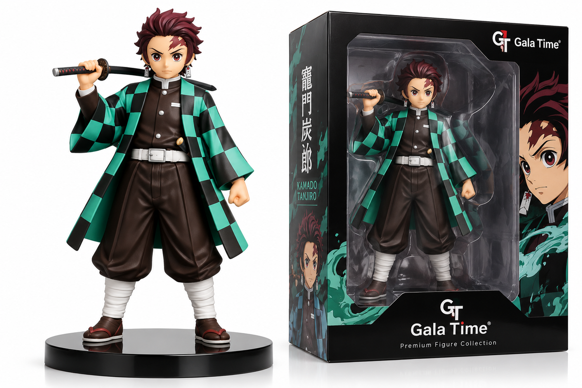 Demon Slayer Tanjiro Standing with Sword Figure – 15cm