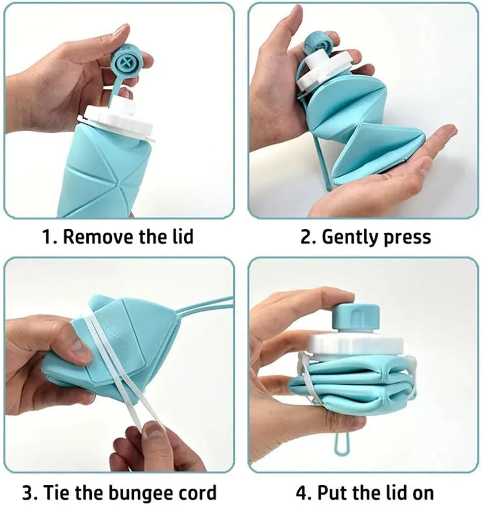 Collapsible Silicone Water Bottle