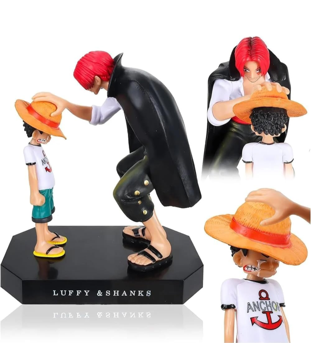 One Piece Luffy & Shanks Iconic Moment Figure – 17cm