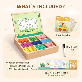 Wooden Magnetic Puzzle Box - image 4