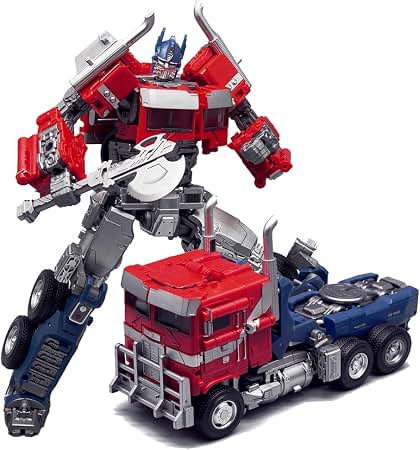 Baiwei TW-1027 Red Semi-Truck Commander Robot with Weapon Set