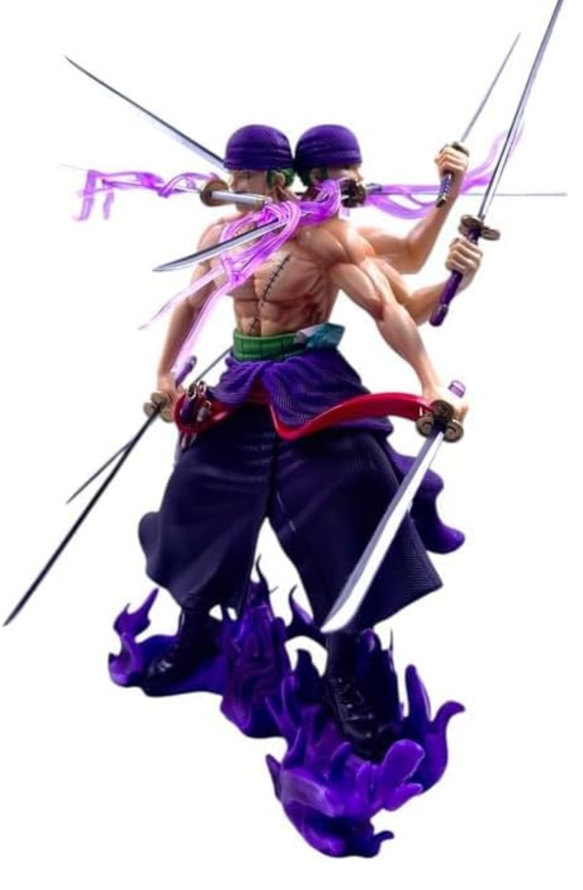 One Piece Zoro Asura Three-Head Figure – 30cm
