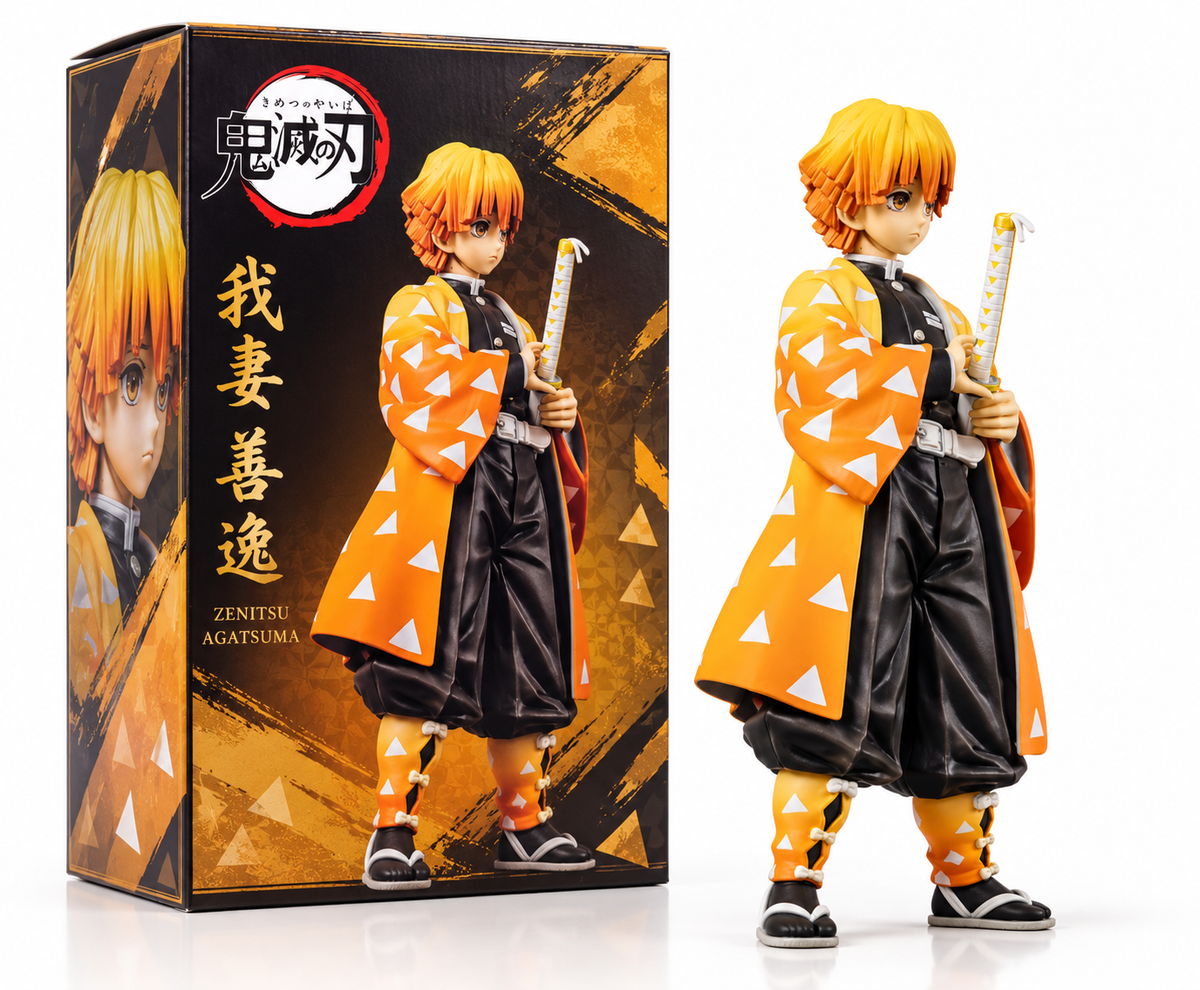 Demon Slayer Zenitsu Agatsuma Standing Figure – 15cm