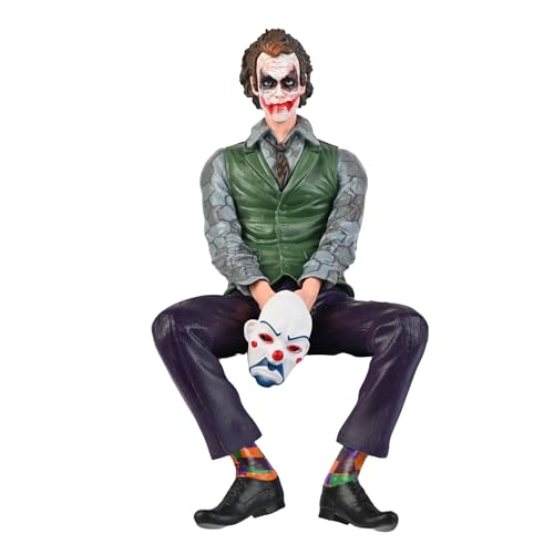 DC Joker Sitting Figure with Clown Mask – 22cm