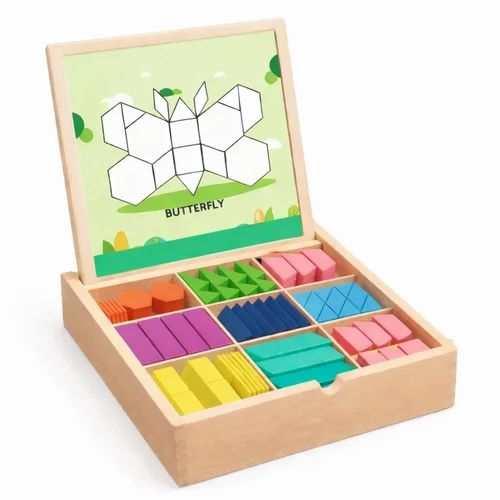 Wooden Magnetic Puzzle Box