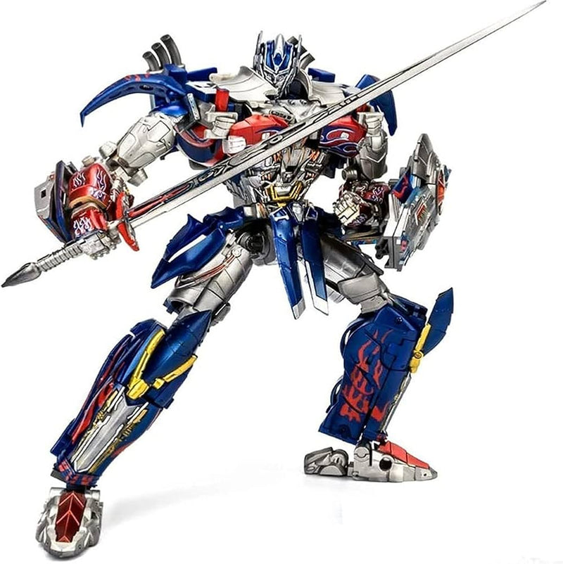 BS-03 Cavalier – Flame-Painted Truck Transforming Robot