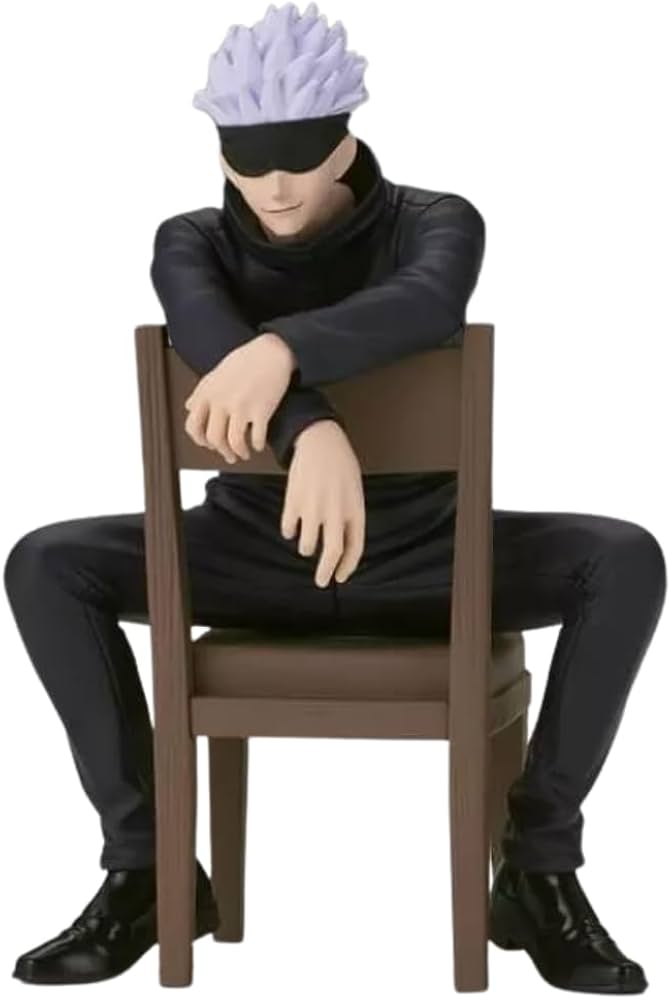 Jujutsu Kaisen Gojo Sitting on Chair Figure – 11cm