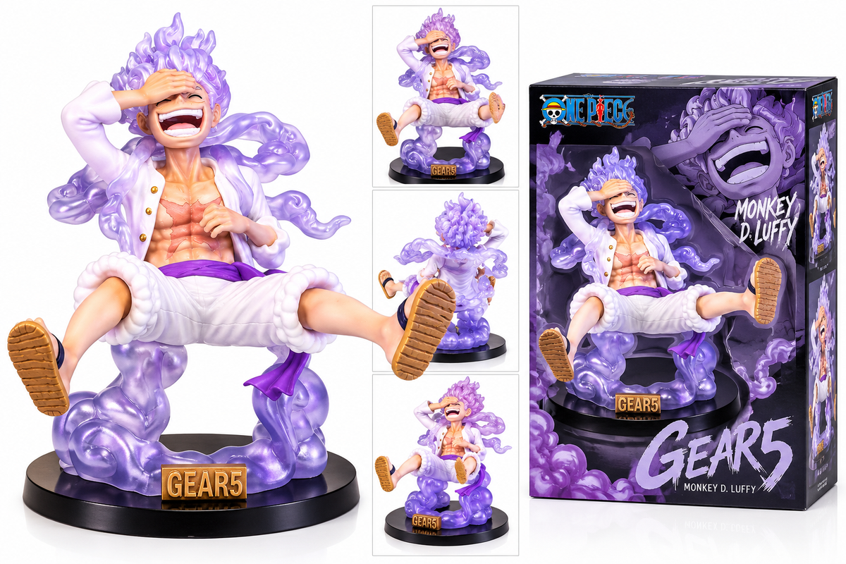 One Piece Luffy Gear 5 Iconic Pose Figure – 17cm