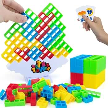 Tetra Tower Balance Stacking Game