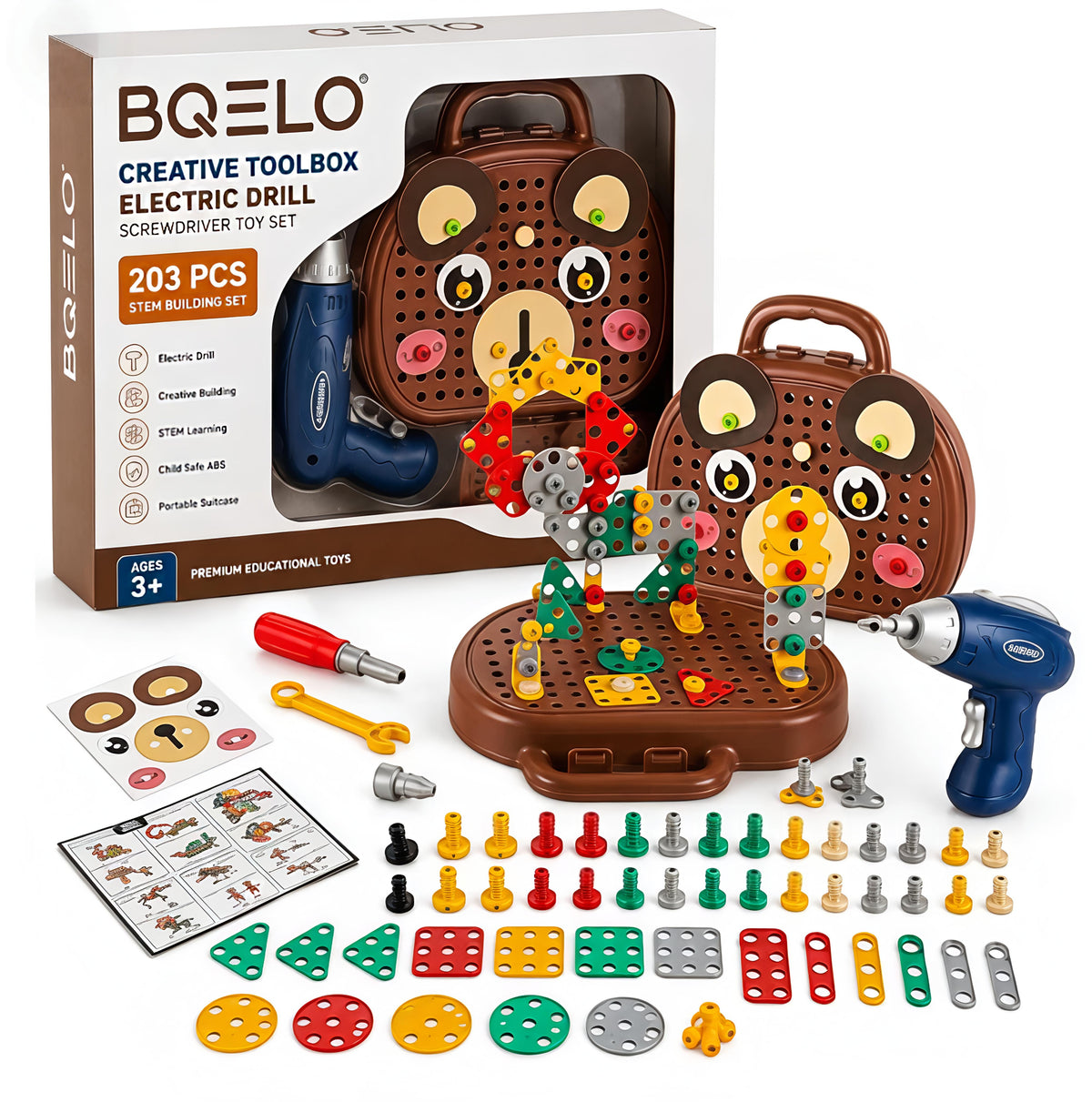 Screw Puzzle Set with Drill Machine - image 2