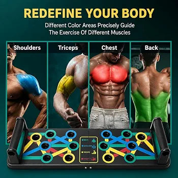 Foldable Push-Up Board – Multi-Position