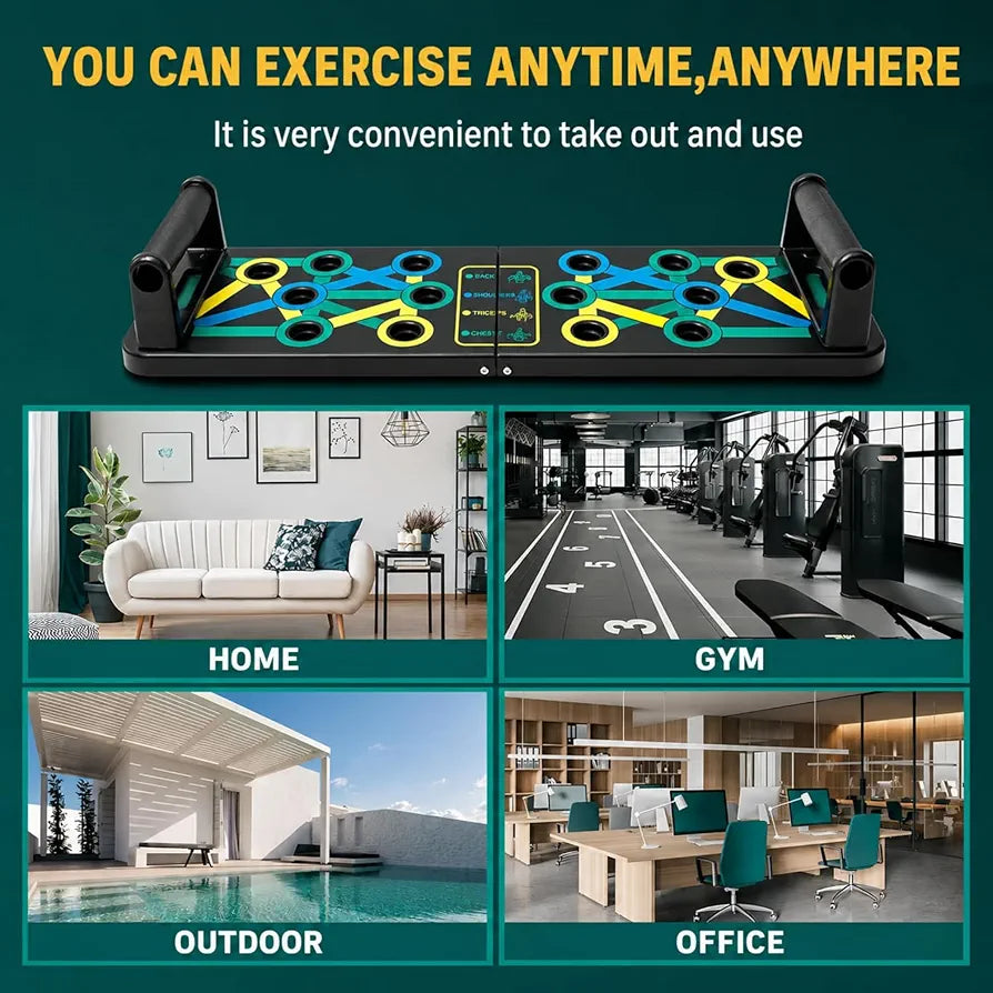 Foldable Push-Up Board – Multi-Position