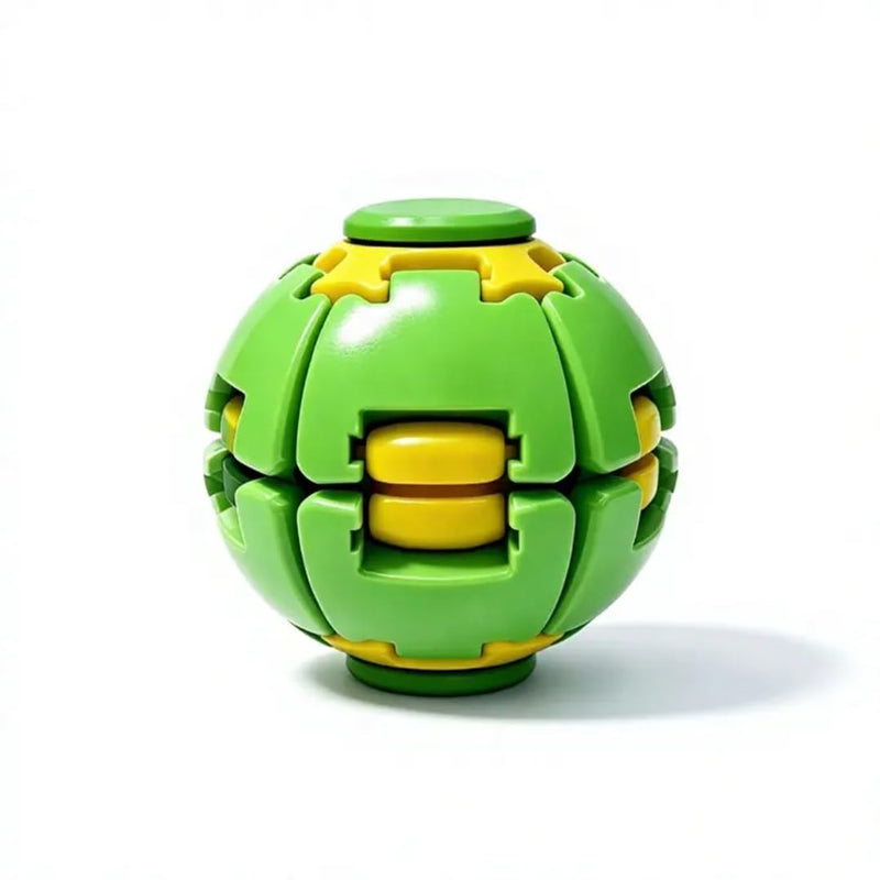 Gear Fidget Ball – Press & Spin Mechanical Fidget Toy