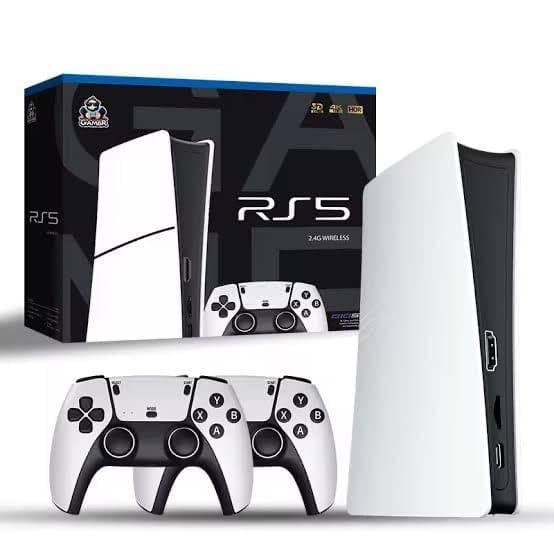 RS5 Retro Game Console – 2.4G Wireless with 2 Controllers & HDMI Output