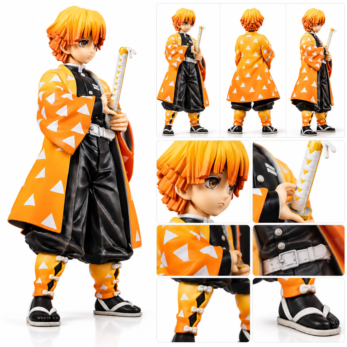 Demon Slayer Zenitsu Agatsuma Standing Figure – 15cm