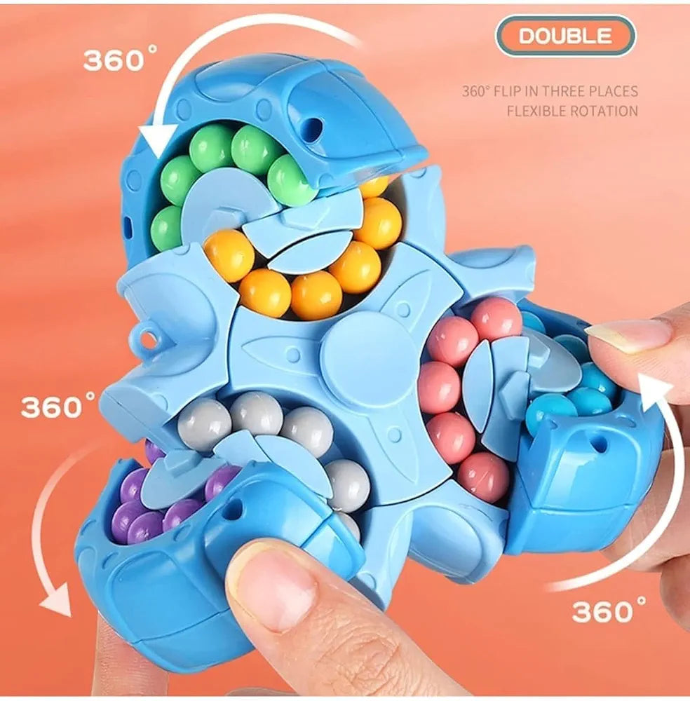 Magic Rotating Bead Puzzle – 3-Disc Spinner Brain Teaser