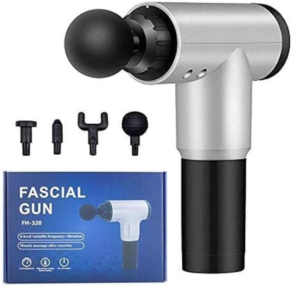 Percussion Massage Gun with 4 Heads