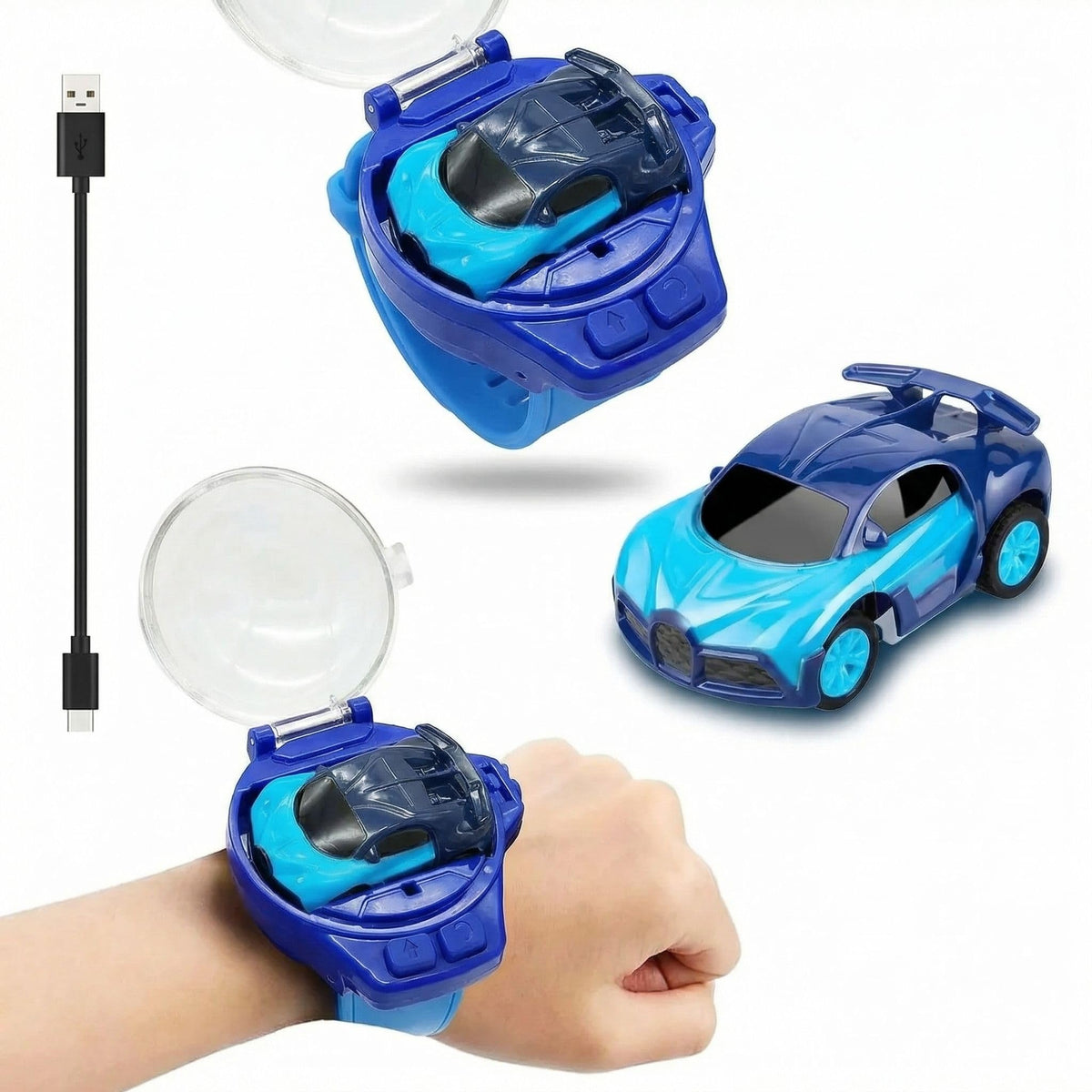 2-in-1 RC Watch Car – Wearable Remote Control