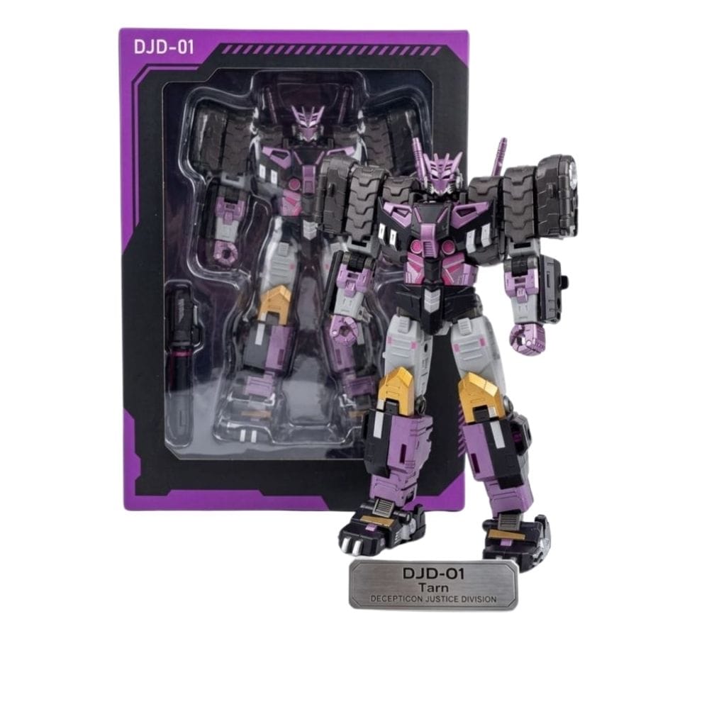 DJD-01 Mecha Warrior – Purple & Black Tank Robot