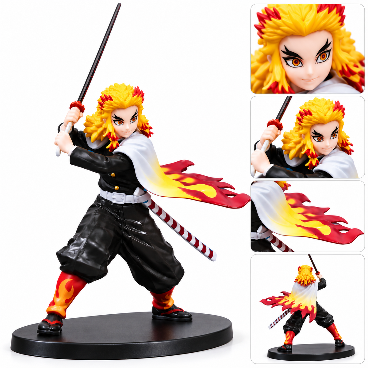 Demon Slayer Kyojuro Rengoku with Sword Figure – 16cm