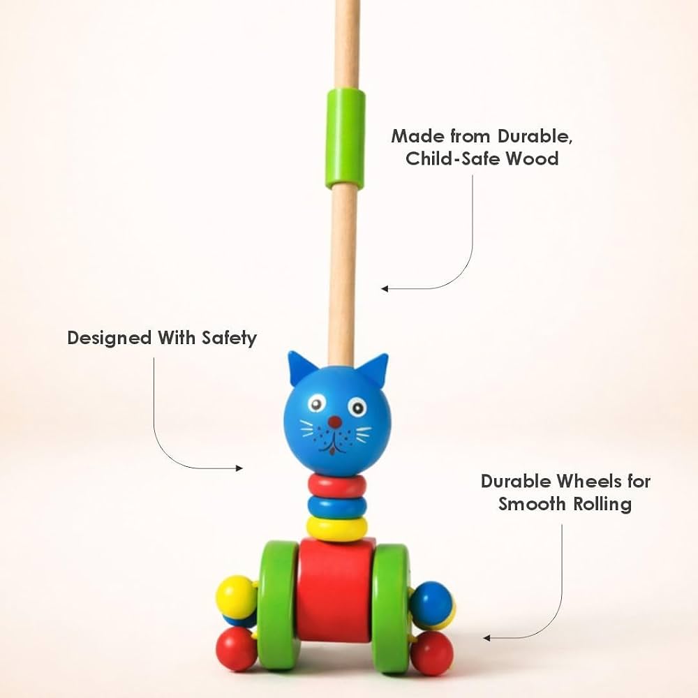 Wooden Disassembling Animal Cart - image 2