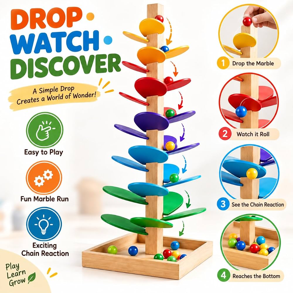 Wooden Rainbow Music Tree - image 3