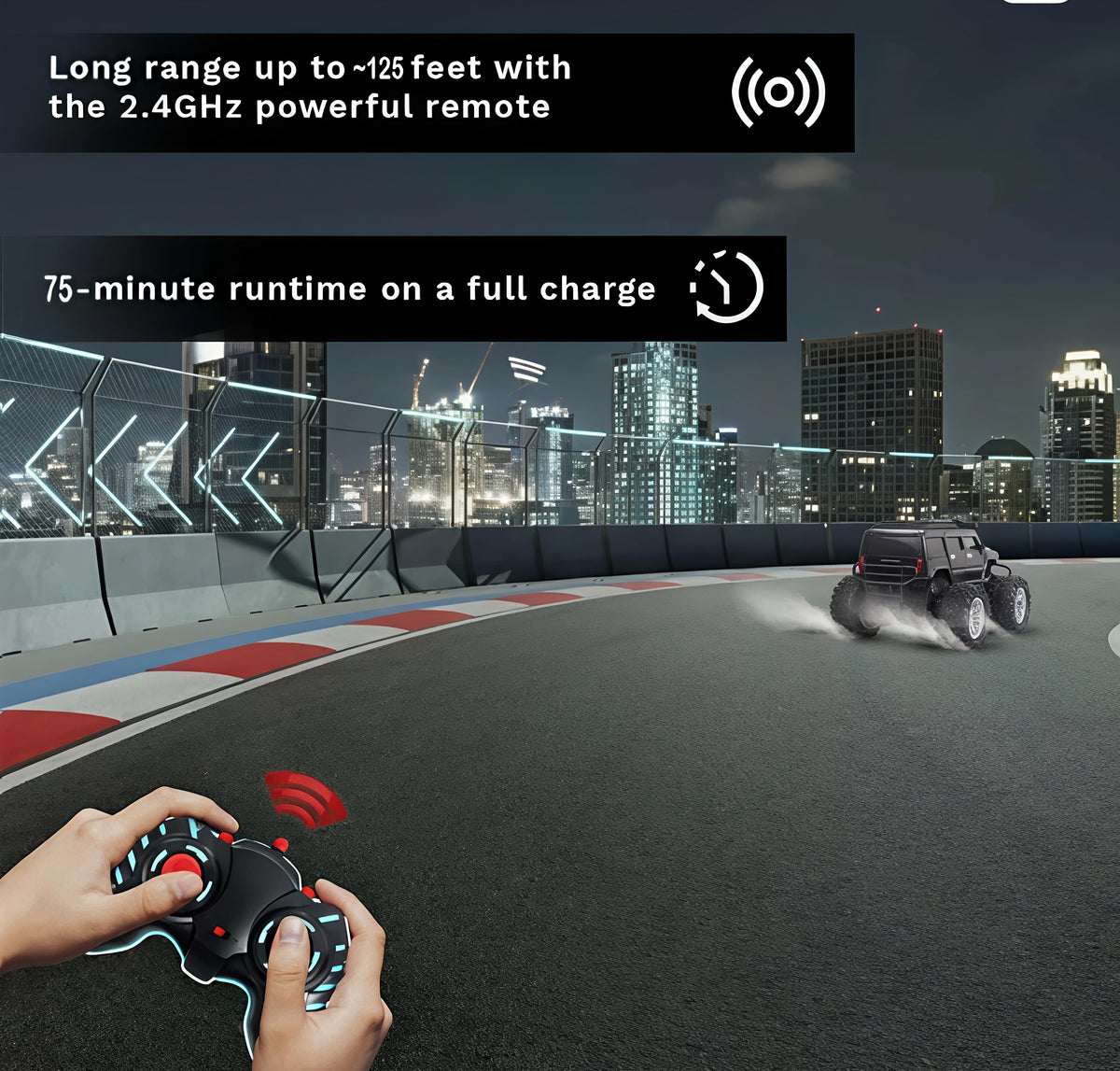 Remote Control Hummer Monster Truck - image 4