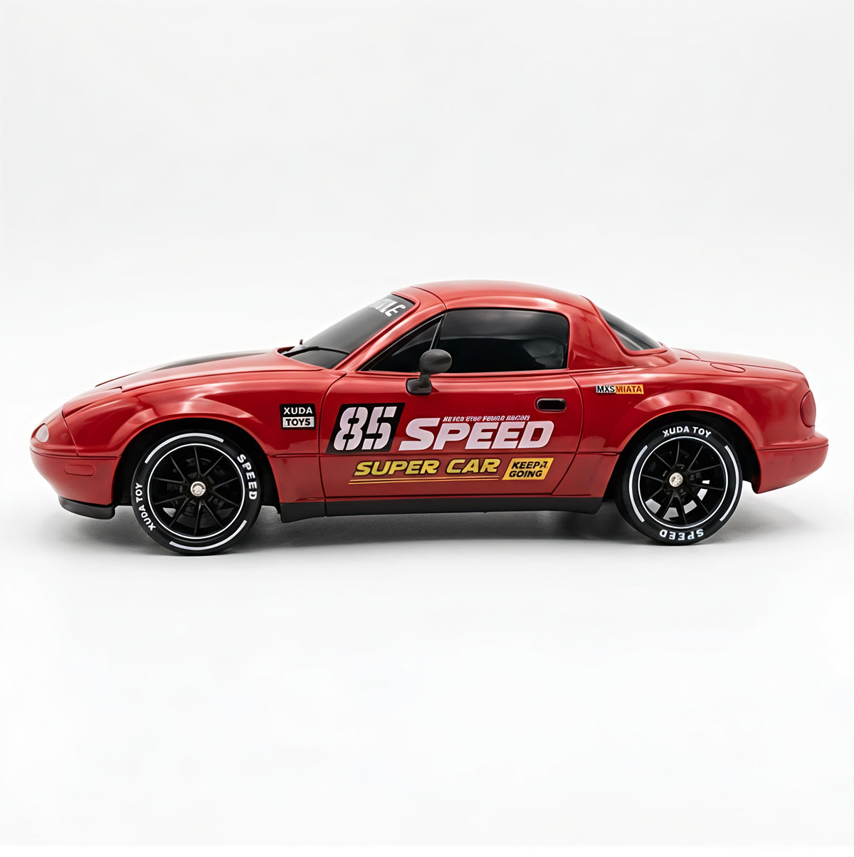 Speed 4WD Drift Racing X RC Car – 2.4GHz with Spare Drift Tyres & Road Cones