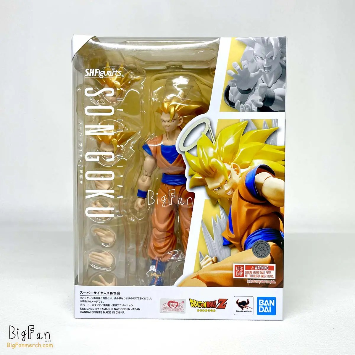 Dragon Ball Super Saiyan 3 Goku articulated figure
